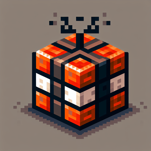 Pixel art, square with the texture of a tnt . Single Game Texture. In-Game asset. 2d. Blank background. High contrast. No shadows.