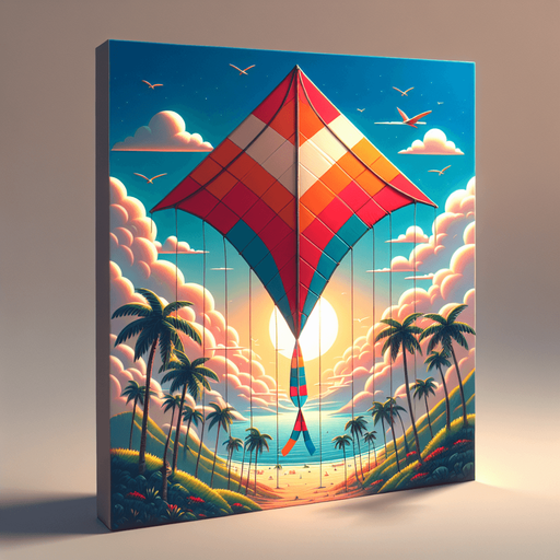 Kite and look like real make this type kite for me.
Single Game Texture. In-Game asset. 3d. Blank background. High contrast. shadows.