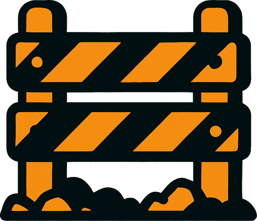 Obstacle.
In-Game asset.  2d.  High contrast.  No shadows