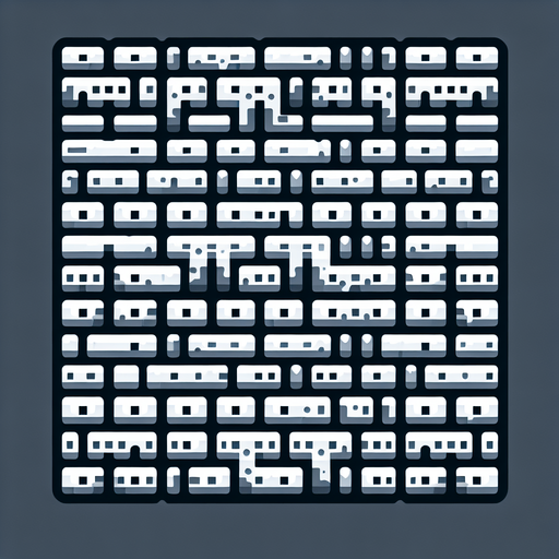 bakstenen muurpatroon.
Single Game Texture.  In-Game asset.  2d.  Blank background.  High contrast.  No shadows