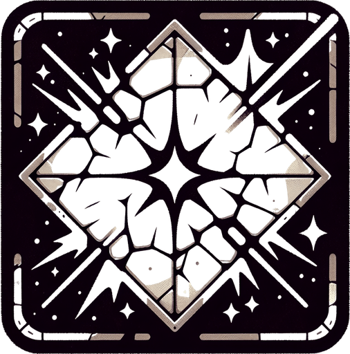 Design: A faded-out or cracked tile to indicate a miss.

Effect: A quick screen shake or particle effect when touched..
Single Game Texture.  In-Game asset.  2d.  Blank background.  High contrast.  No shadows