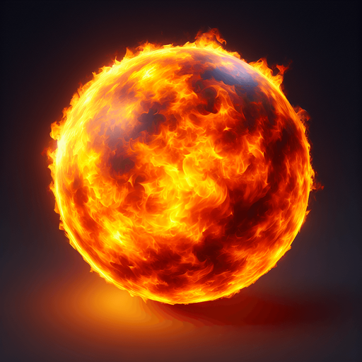 Fire circle 
Single Game Texture. In-Game asset. 3d. Blank background. High contrast. No shadows.