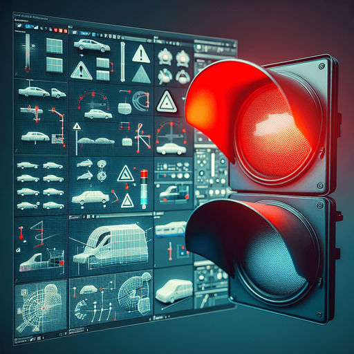 left turn signal of the car.
Single Game Texture. In-Game asset. 2d. Blank background. High contrast. No shadows.