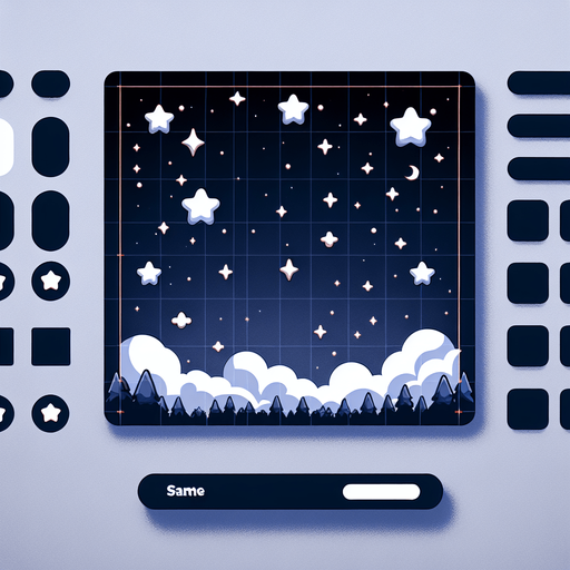Little stars.
Single Game Texture. In-Game asset. 2d. Blank background. High contrast. No shadows.
