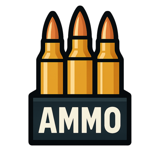 Ammo.
In-Game asset.  2d.  High contrast.  No shadows