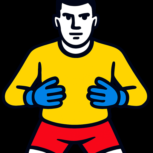 goalkeeper but without a ball