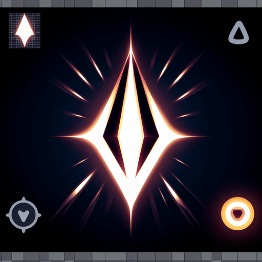 Triangle plasma bullet. Glowing. Pointing down. Dark outline.
Single Game Texture. In-Game asset. 2d. Blank background. High contrast. No shadows.