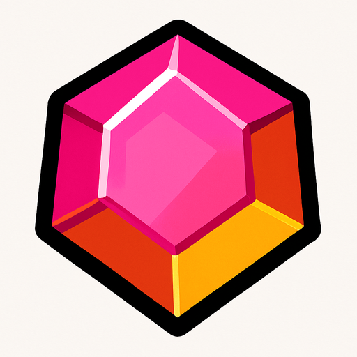 Gema.
In-Game asset.  2d.  High contrast.  No shadows