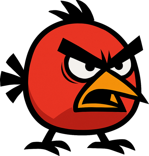 Düşman angry birdse benzesin.
In-Game asset.  2d.  High contrast.  No shadows