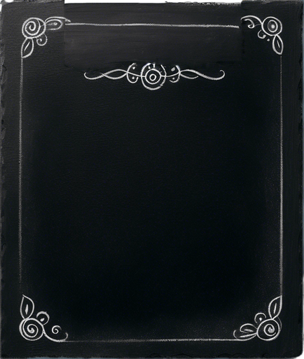 Word "ELIXIR" written in chalk. centered