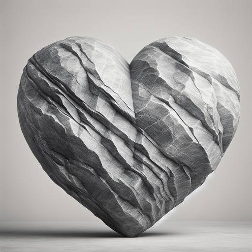 a big stone heart
