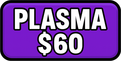 Make button purple and say Plasma $60