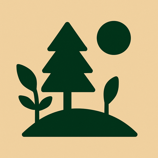 Minimalist nature icon.
In-Game asset.  2d.  High contrast.  No shadows