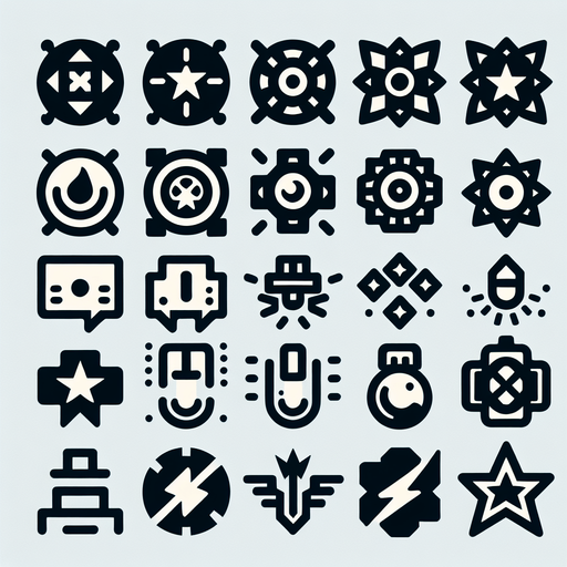 Power ups.
Single Game Texture. In-Game asset. 2d. Blank background. High contrast. No shadows.