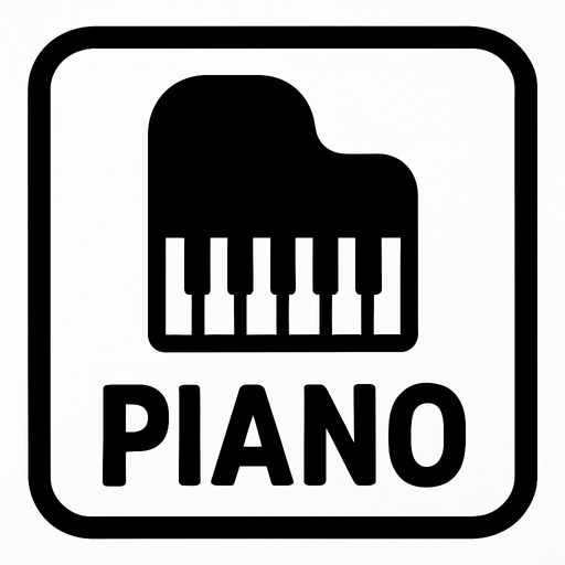 piano butonu  beyaz.
In-Game asset.  2d.  High contrast.  No shadows