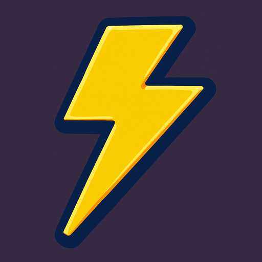 Thunder.
In-Game asset.  2d.  High contrast.  No shadows