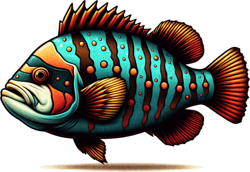 a realistic emperorFish.
Single Game Texture. In-Game asset. 2d. Blank background. High contrast. No shadows.