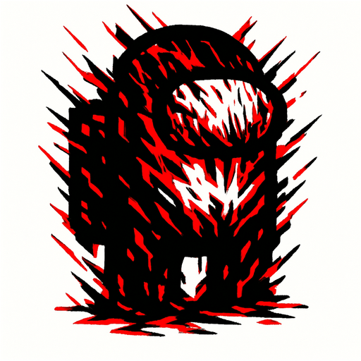 Corrupted among Us.
In-Game asset.  High contrast.  No shadows