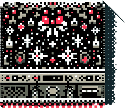 a PC, christmas style Single Game Texture. In-Game asset. 2d. Blank background. High contrast. No shadows.