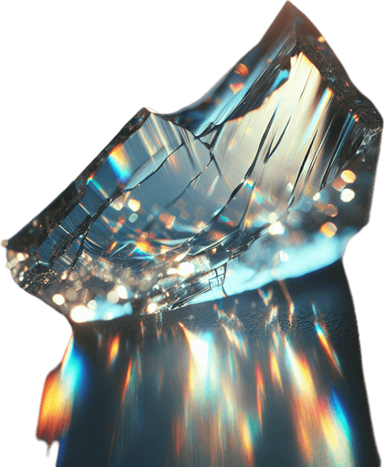 Кусочек стекла.
Кусочек стекла