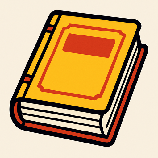kitap.
In-Game asset.  2d.  High contrast.  No shadows