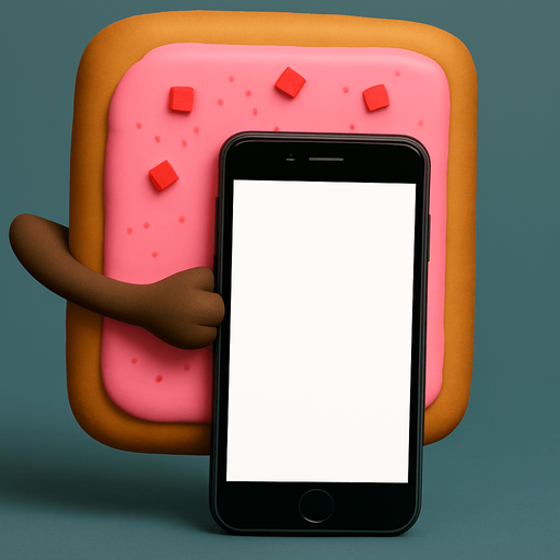 a smartphone in portrait mode