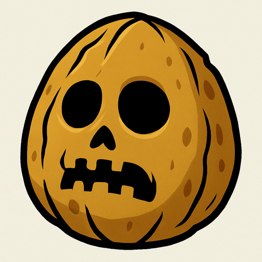 plants vs zombies olü ceviz.
In-Game asset.  2d.  High contrast.  No shadows