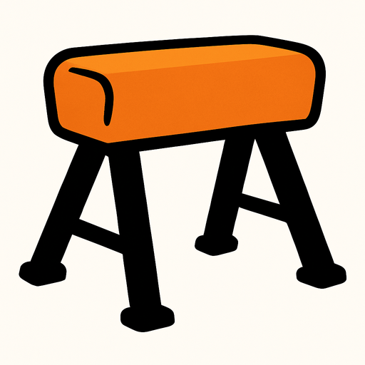 iki tarafında alttan destek olan atlama tahtası.
In-Game asset.  2d.  High contrast.  No shadows