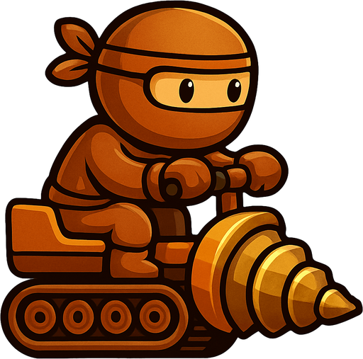 Same ninja character, with bronze color