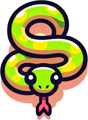 Single snake head segment. Seen from above. Cartoon..
Single Game Texture. In-Game asset. 2d. Blank background. High contrast. No shadows.