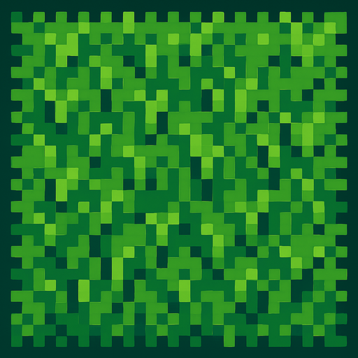 cesped pixelart.
In-Game asset.  2d.  High contrast.  No shadows