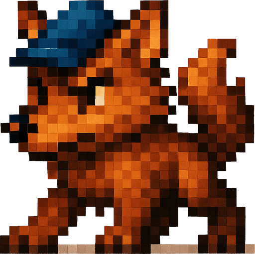 Quítale la camisa, aslo más grande y peludo, que este en cuatro patas , pixelart