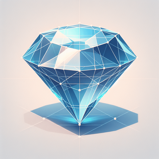 transparent 3d diamond.
In-Game asset. 3d. Blank background. High contrast. No shadows.