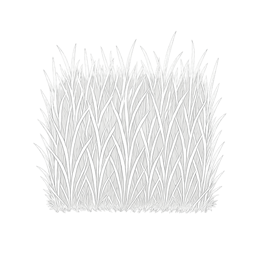 white grass. No background. Transparent background. Blank background. No shadows. 2d. In-Game asset. flat