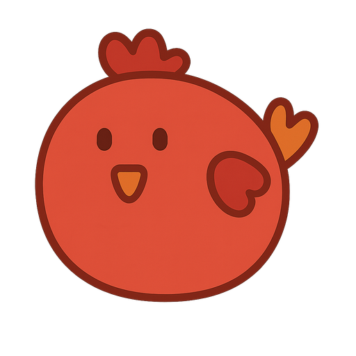 ball chicken red
. No background. Transparent background. Blank background. No shadows. 2d. In-Game asset. flat