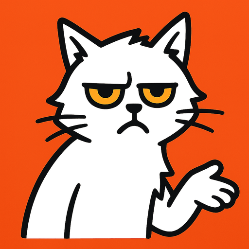 making very well known cat memes. single character. no writing..
In-Game asset.  2d.  High contrast.  No shadows