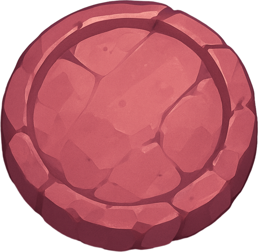 pink stone round.
In-Game asset