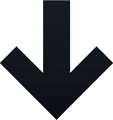 arrow pointing down.
Single Game Texture. In-Game asset. 2d. Blank background. High contrast. No shadows.