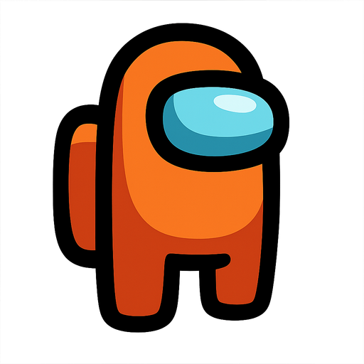 amungas memes no text one cracter.
In-Game asset.  2d.  High contrast.  No shadows