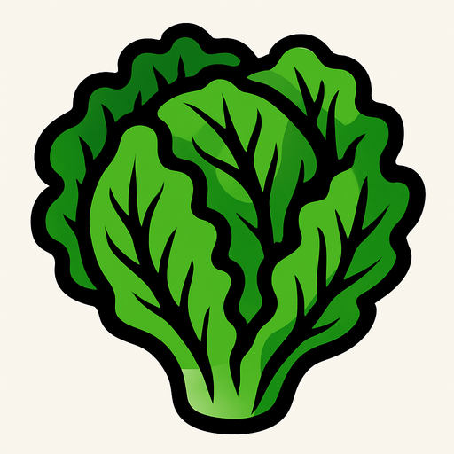 lechuga.
In-Game asset.  2d.  High contrast.  No shadows