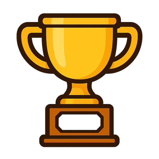 Trophy.
In-Game asset.  2d.  High contrast.  No shadows