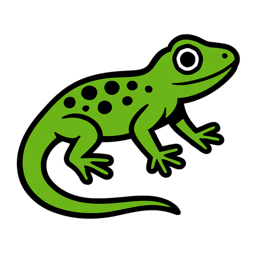 Lizard.
In-Game asset.  2d.  High contrast.  No shadows