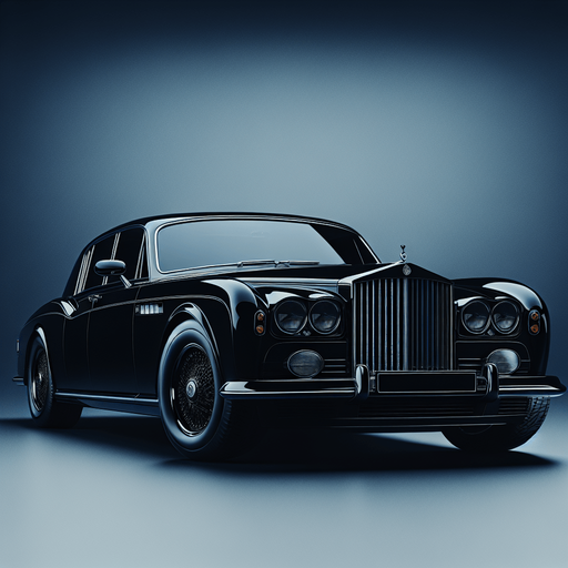 An rolse royse ghost black colour.
Single Game Texture. In-Game asset. 2d. Blank background. High contrast. No shadows.