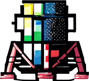 same image but add a green flag on top of the lander