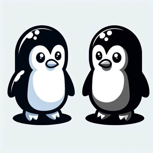I need one penguin.
Single Game Texture. In-Game asset. 2d. Blank background. High contrast. No shadows.