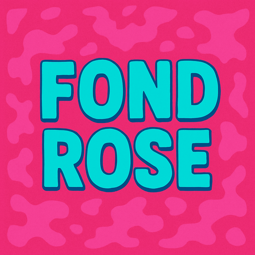 FOND ROSE.
In-Game asset.  2d.  High contrast.  No shadows
