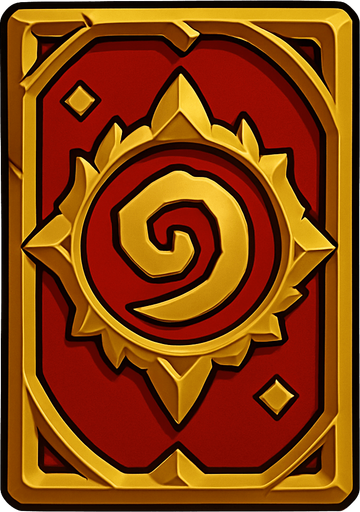 cardback.
In-Game asset.  2d.  High contrast.  No shadows