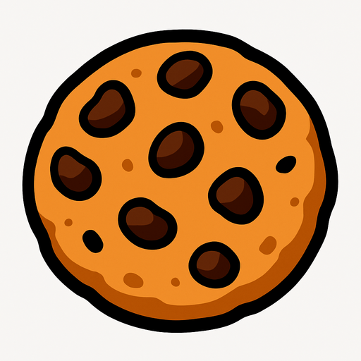 Cookie.
In-Game asset.  2d.  High contrast.  No shadows