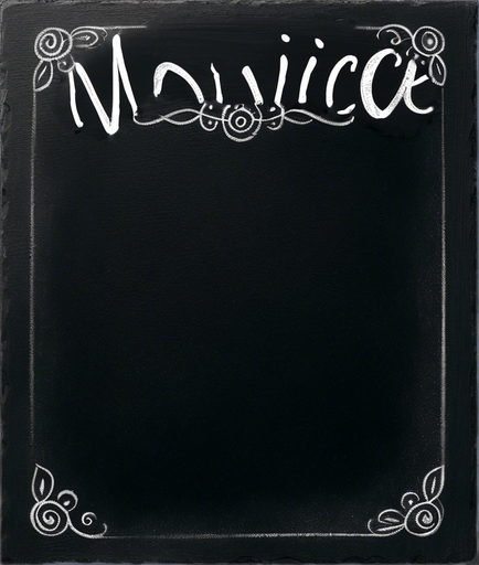 Text "NOVICE BLEND" in chalk, handwritten