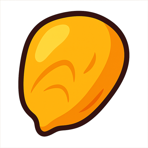 corn seed.
In-Game asset.  2d.  High contrast.  No shadows